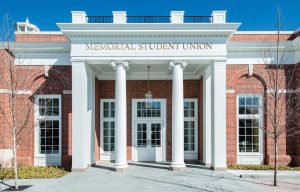 Ultra Series doors and Majesta windows are key to meeting the campus aesthetics and sustainability goals within the student union’s renovation.