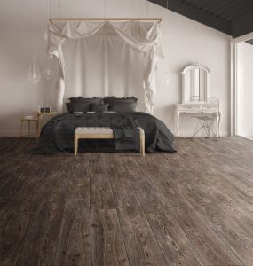 AMAZON is a matt-finished, glazed porcelain tile collection that replicates and feels like naturally aged wood.