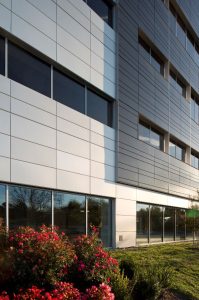 Dri-Design wall panels have dry joints, eliminating streaking on the building and maintenance for building owners.