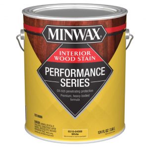The Minwax Performance Series includes three staining solutions.