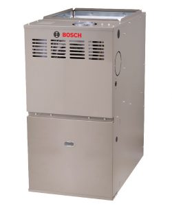 The non-condensing gas furnace from Bosch Thermotechnology can fit into tight places, including basements, attics and crawl spaces.