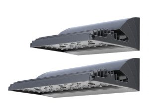 Linear EXT Wall Mounts are available in three sizes ranging from 20 LEDs to 60 LEDs with 4000K standard LED CCT.