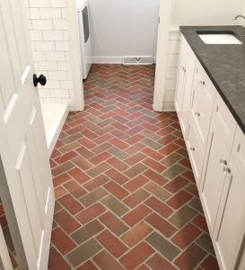 PaverTiles are clay pavers designed for use indoors.