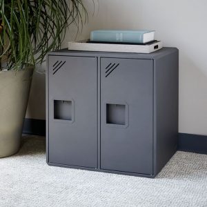 VARIDESK Storage Lockers offer personal storage for co-working spaces and on-site office gyms.