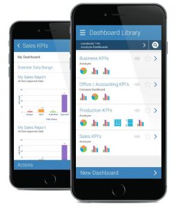 The ReportsPlus app offers access to a set of reporting tools from a user's iOS or Android device.