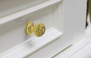 The Brass Cabinet Hardware collection is forged from solid brass for durability.
