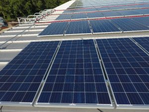 The entire solar array was mounted using S-5!’s PVKIT 2.0 Solar Solutions, which enabled solar installers to mount the solar panels directly onto the clamps and brackets.