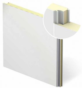 FRP CleanSeam insulated metal wall panel is designed to provide the appearance of a seamless joint between interior wall panels to prevent water intrusion and bacterial growth.