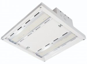 The modular high bay luminaire from LSI Industries is designed for gymnasiums, light industrial and warehousing applications.