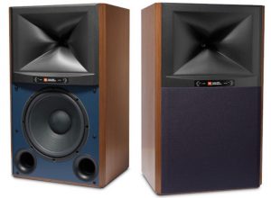 High-frequency and Ultra High-frequency attenuator controls on the JBL 4349 Studio Monitor allow sound to be tailored to the specific environment and listener preference.