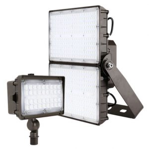 The FXA Series 15-350W Square Back LED Floodlights illuminate landscaping, pathways, building facades, loading docks and a variety of other outdoor areas.