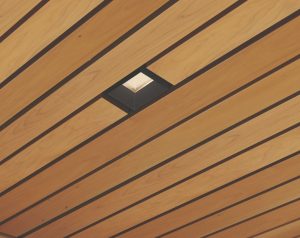 These integrated downlighting solutions are certified for fit and finish and seismically tested to work with WoodWorks Ceiling Systems.