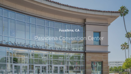 Pasadena Convention Center, Sloan